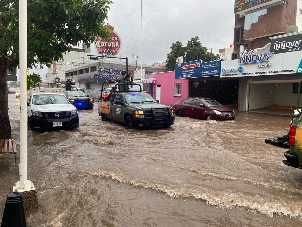 Aplica Ejército plan DN-III-E en Culiacán tras lluvias y ante efectos de Lidia