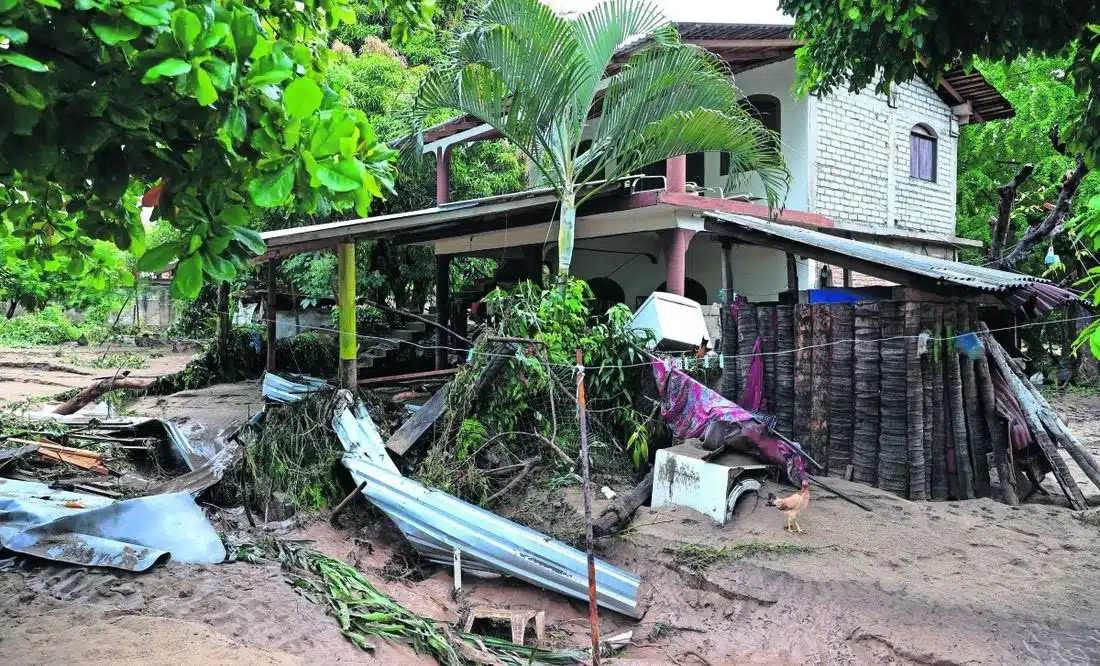 Daños por el huracán Lidia en Jalisco