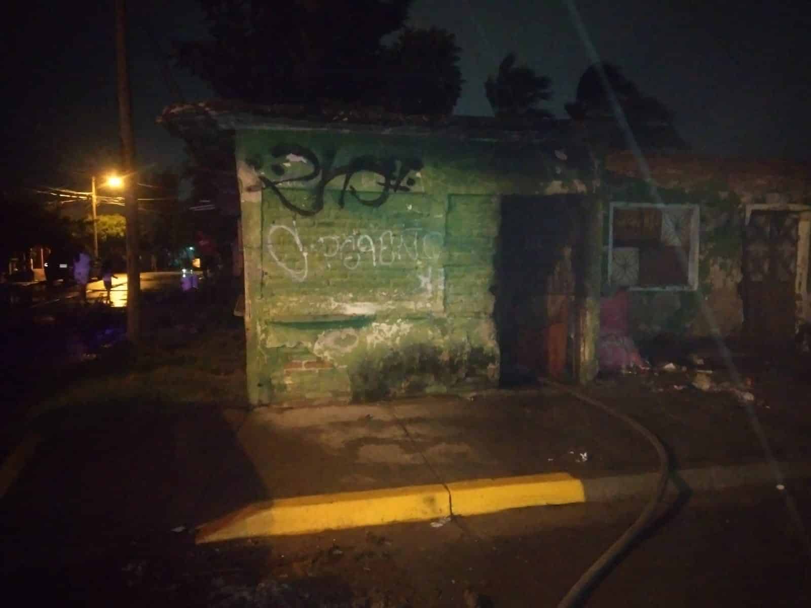 La vivienda donde ocurrió el incendio