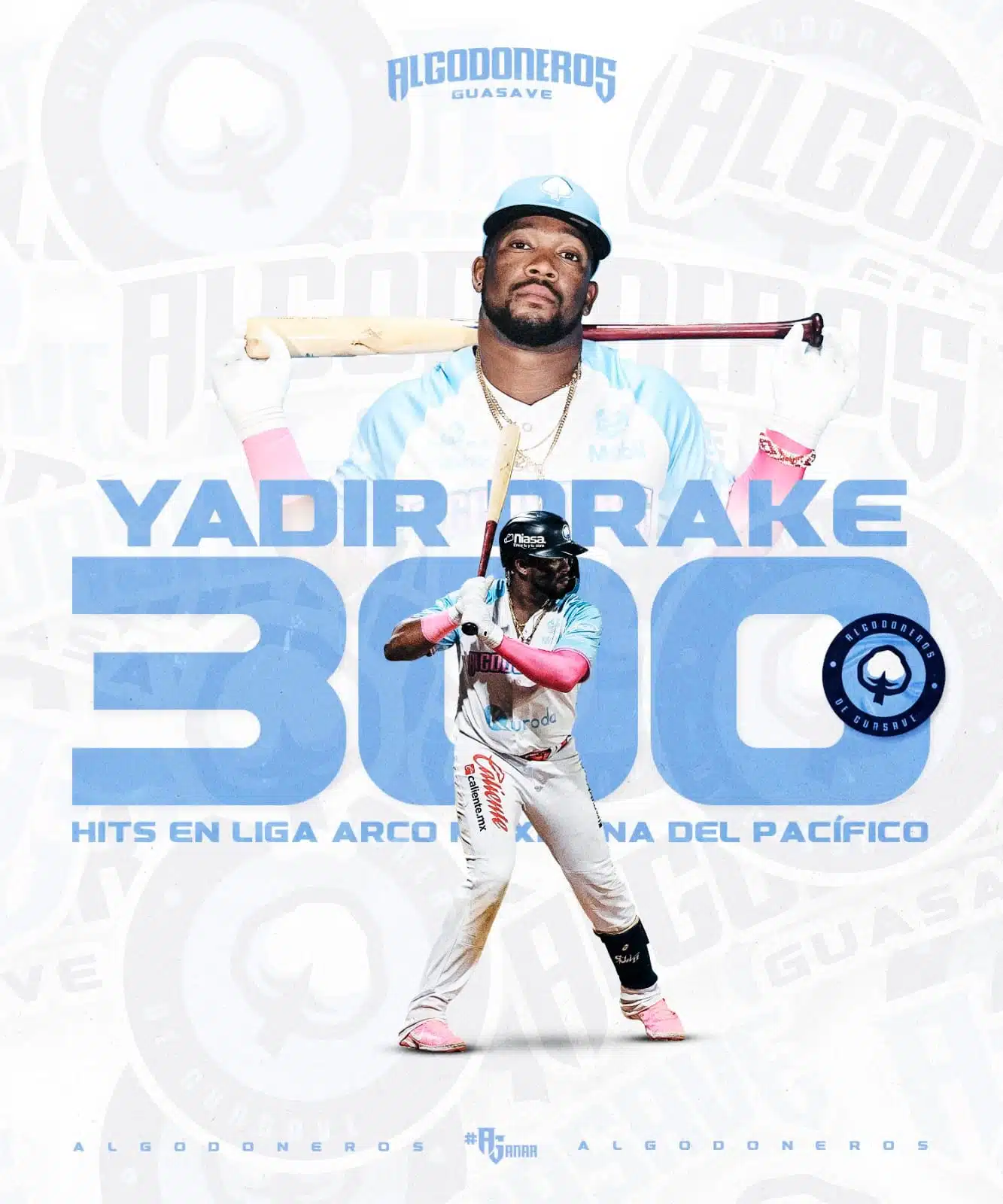 Yadir Drake alcanzó su imparable número 300 en la Liga Mexicana del Pacífico