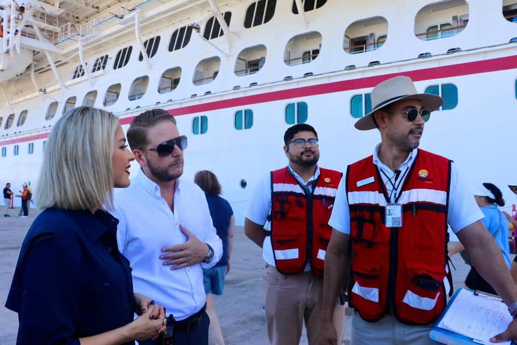 El crucero número 100 de este año llega a Mazatlán con casi 6 personas a bordo