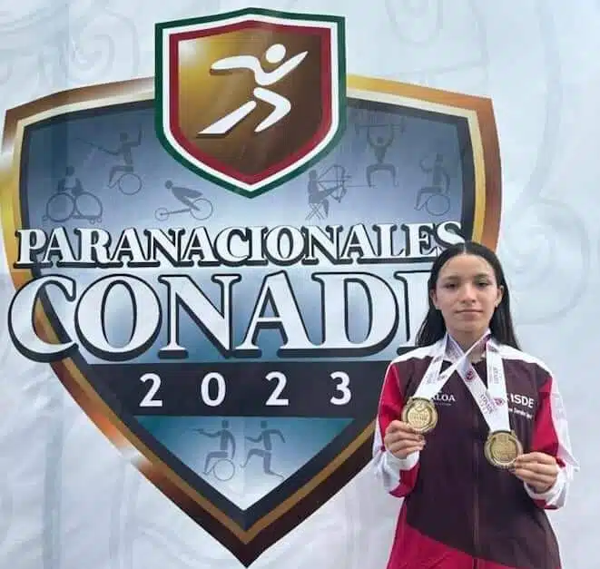 Pamela Les Villalobos conquistó las pruebas de 100 y 200 metros en los Paranacionales de Cancún, Quintana Roo 2023