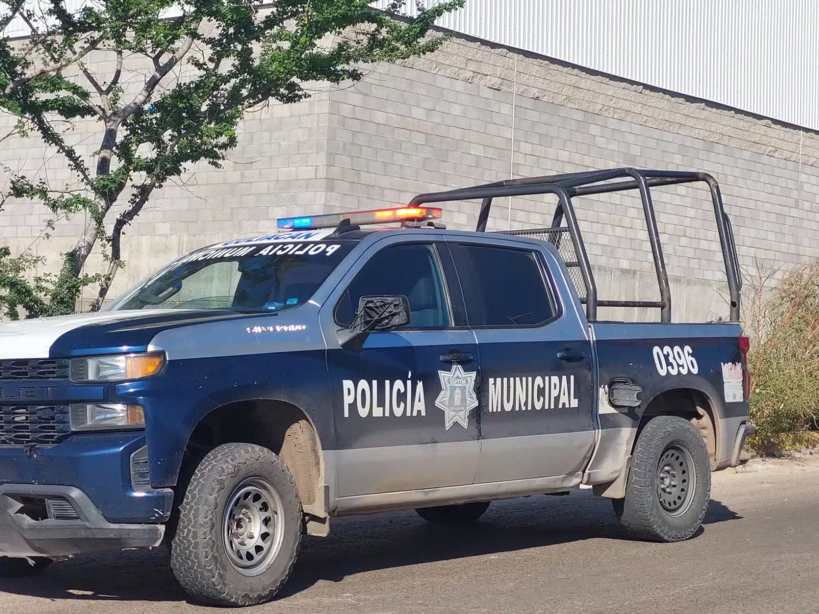 Patrulla de la Policía Municipal de CUliacán