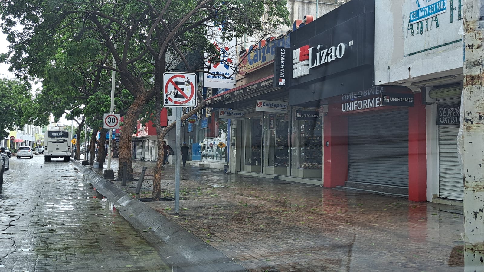 Afectaciones por huracán 