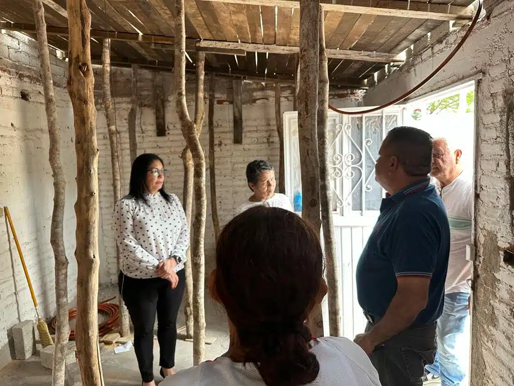 Comunidades rurales de Salvador Alvarado son beneficiados en programa de apoyo a la vivienda.