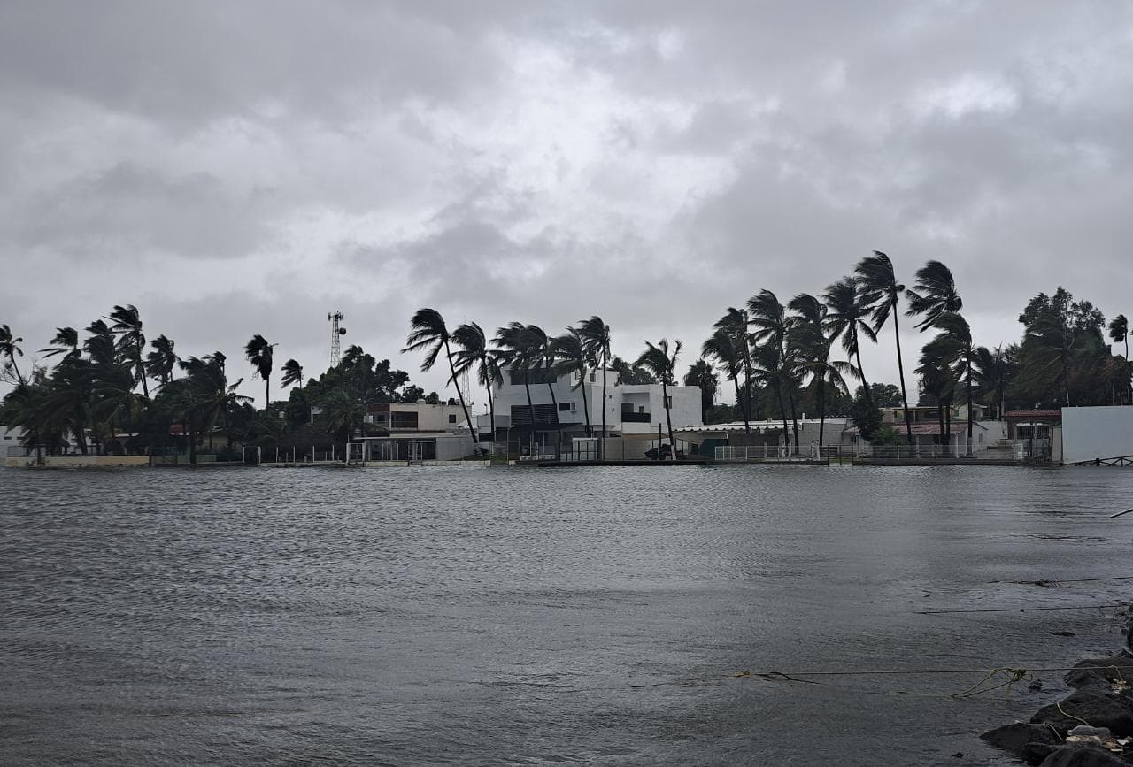 Marea alta en Altata