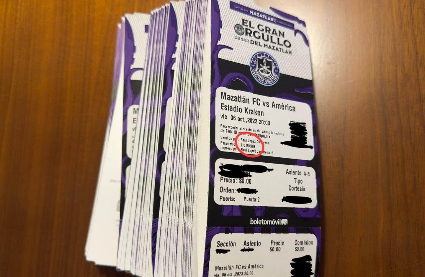 Boletos para futbol