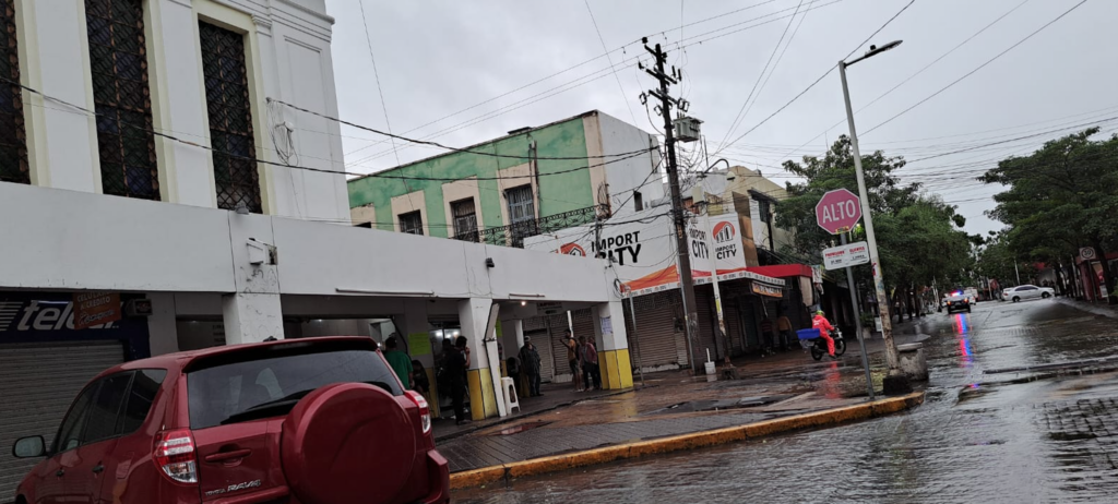 Calles de Culiacán después de la lluvia