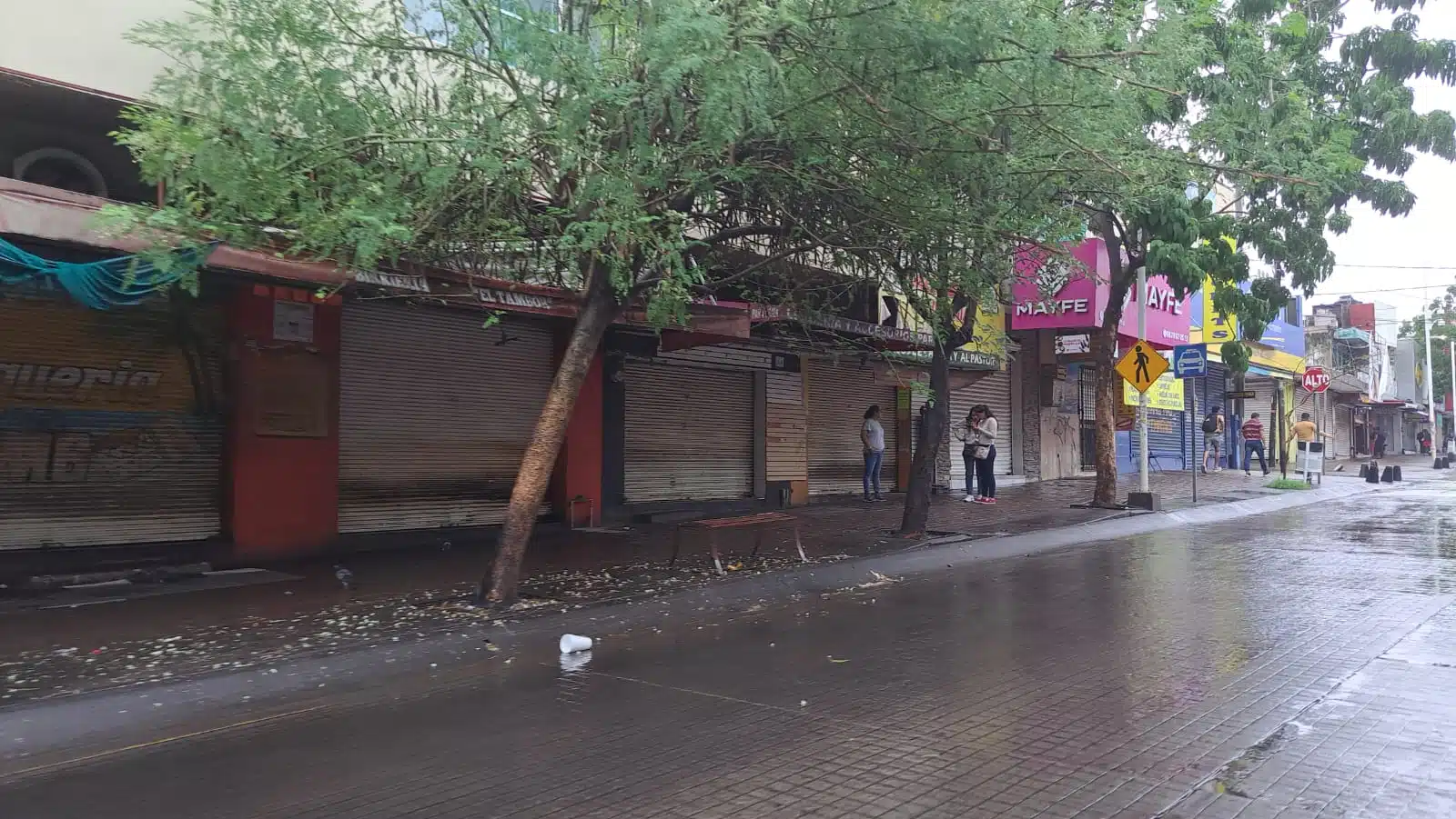 Calles de Culiacán después de la lluvia