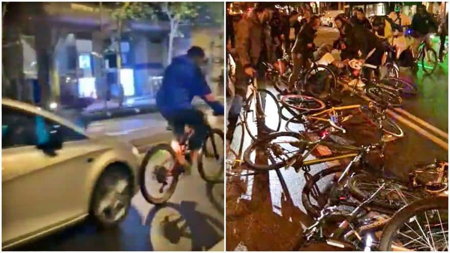 Automovilista derriba a grupo de ciclistas en España
