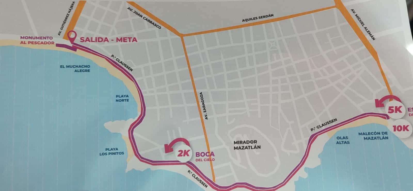 Cierre de vialidad en Mazatlán