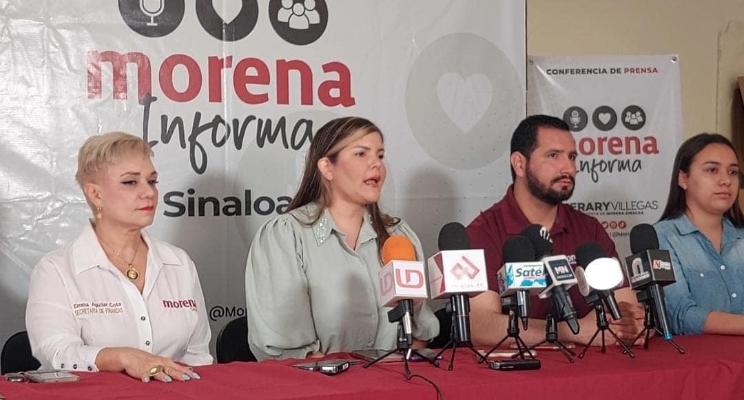 Merary Villegas en rueda de prensa