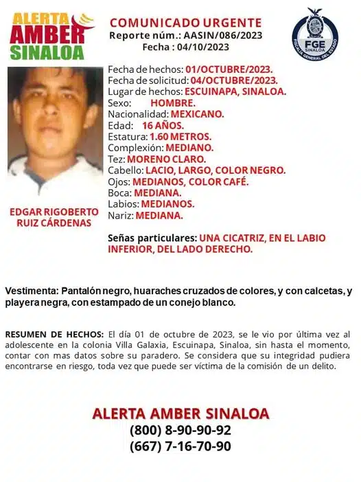 Ficha de búsqueda de Édgar Rigoberto Ruiz Cárdenas