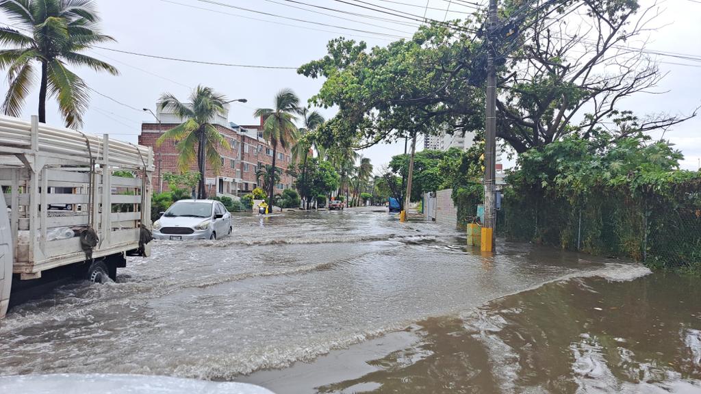 Calles encharcadas