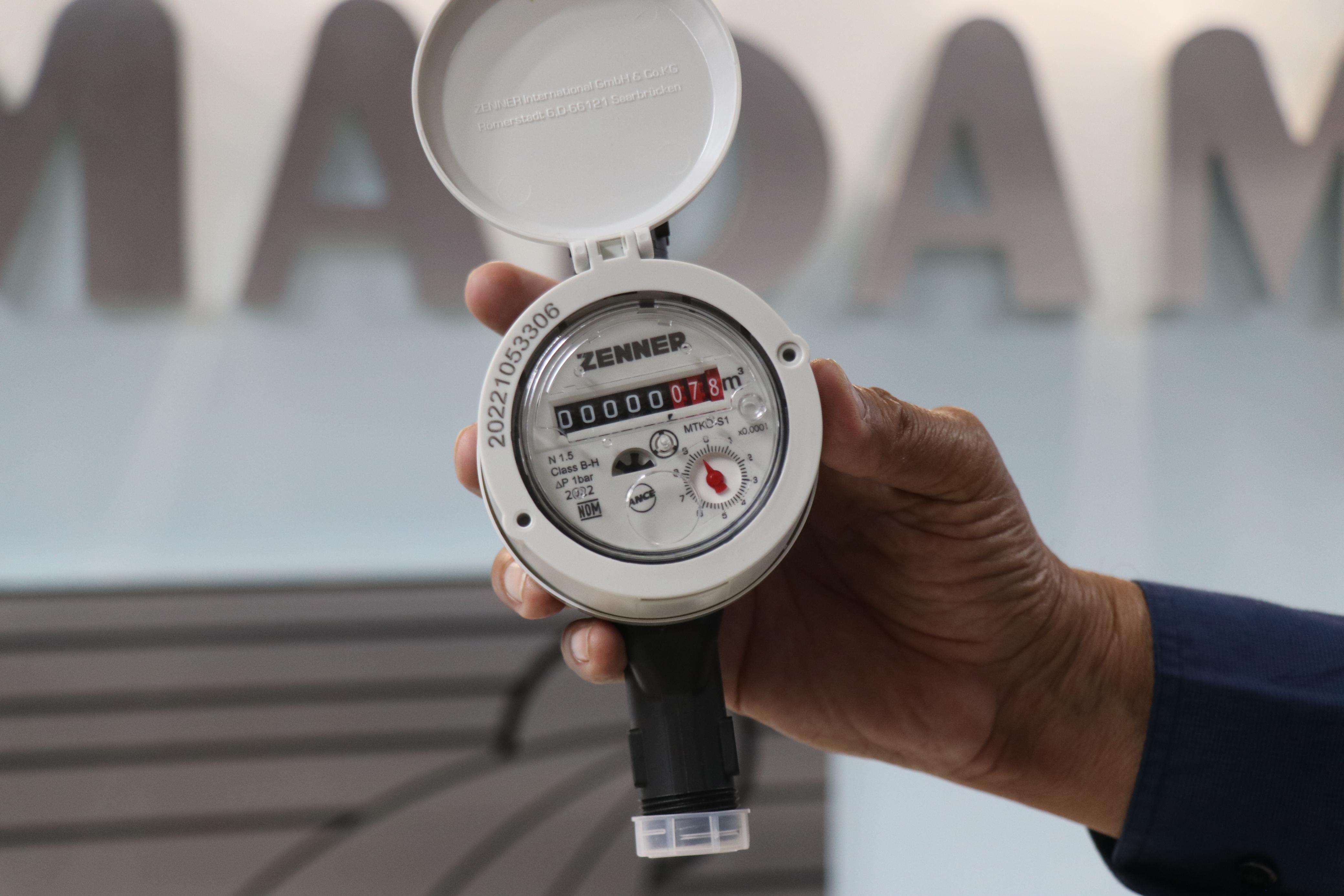 Medidor de agua