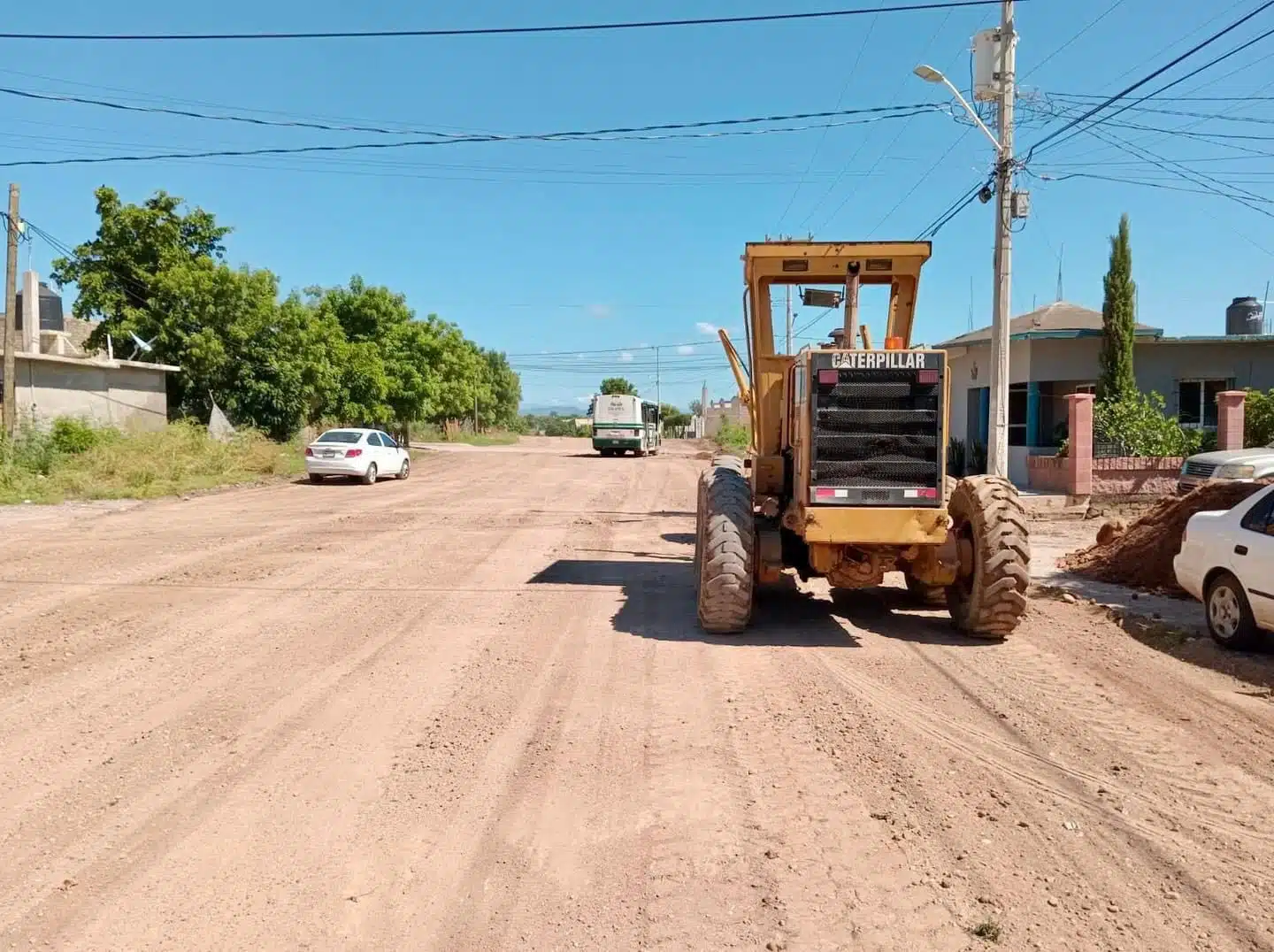 Trabajos de obras por huracán Norma