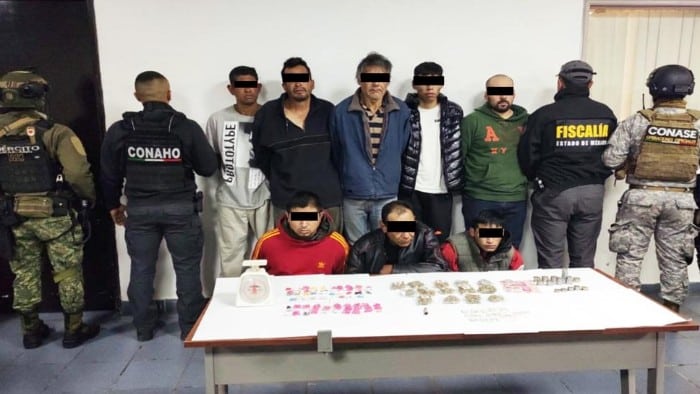 Detenidos por la policia