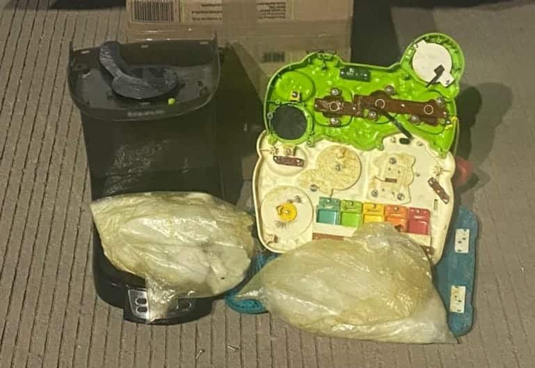 Droga sintética encontrada en un juguete didáctico y una cafetera