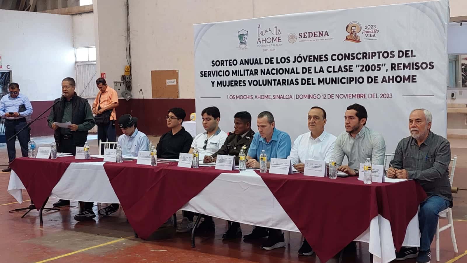 Sorteo anual del Servicio Militar Nacional en Ahome