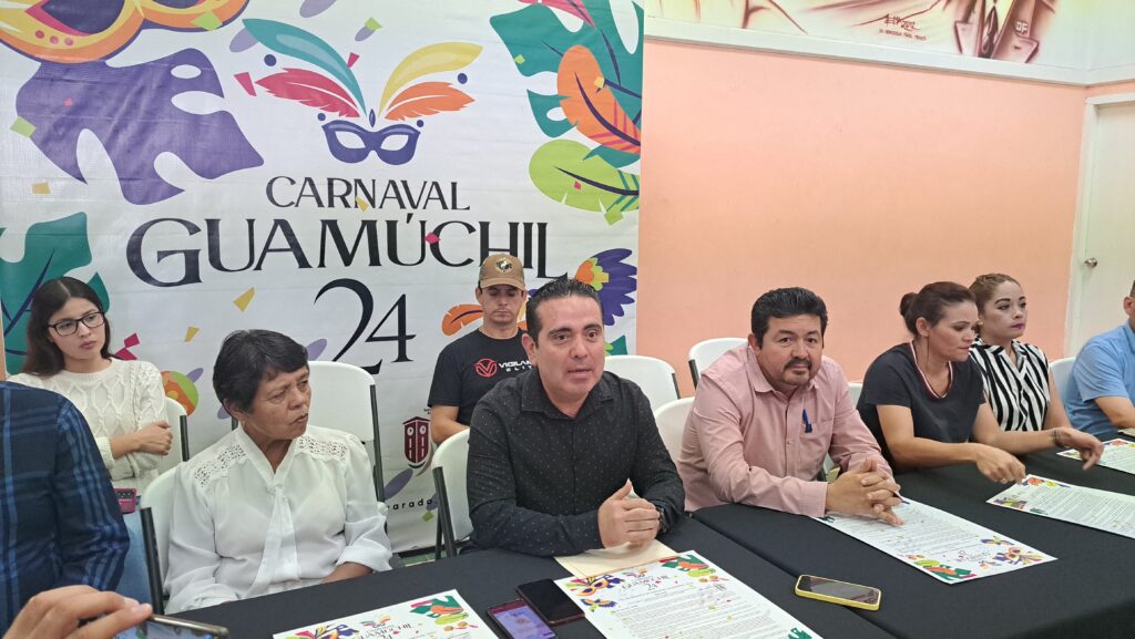 Rueda de prensa sobre el Carnaval Guamúchil 2024
