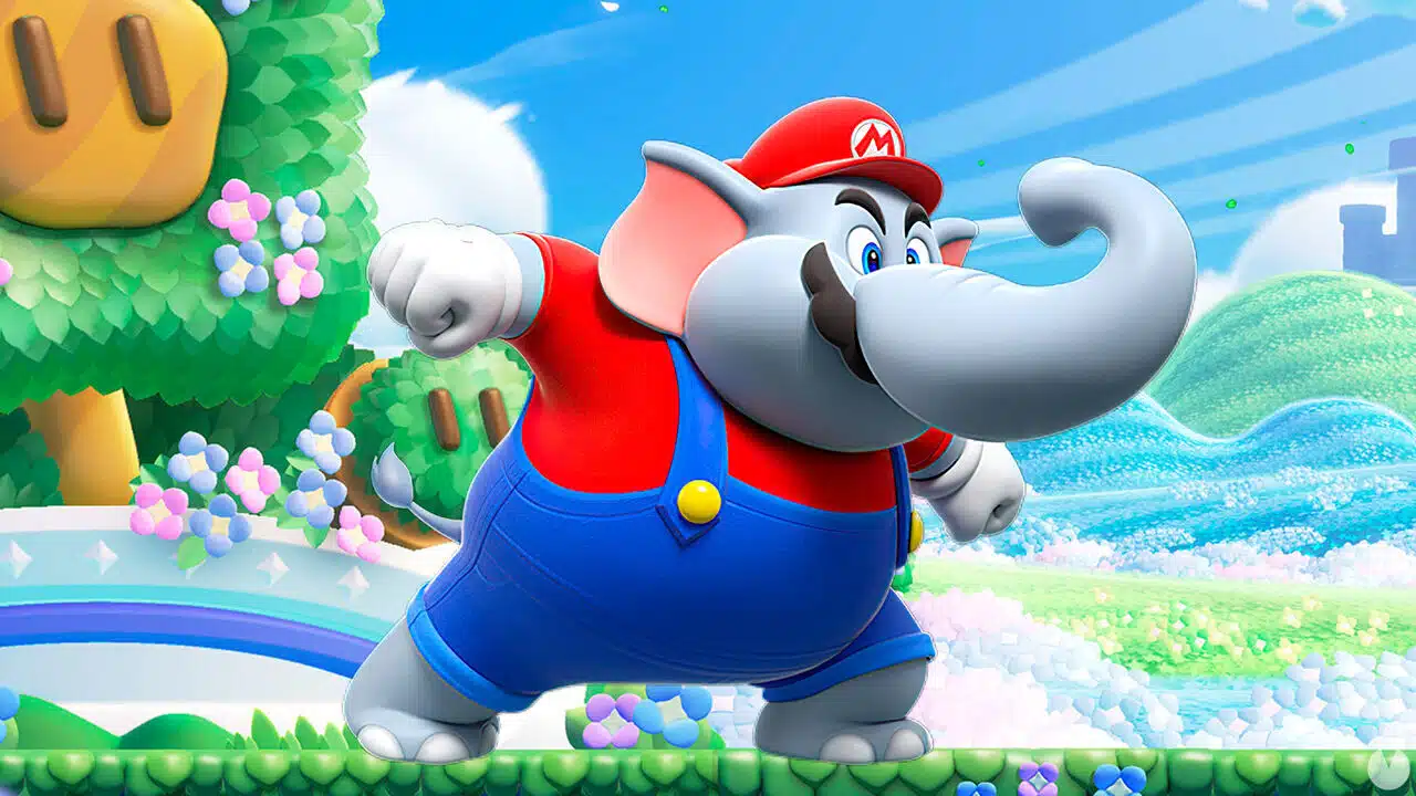 Super Mario Wonder Mario Elefante