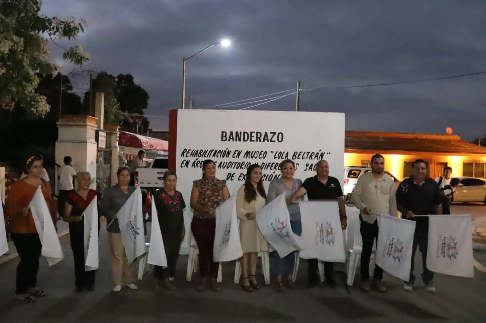 Banderazo para la rehabilitación del Museo Lola Beltrán