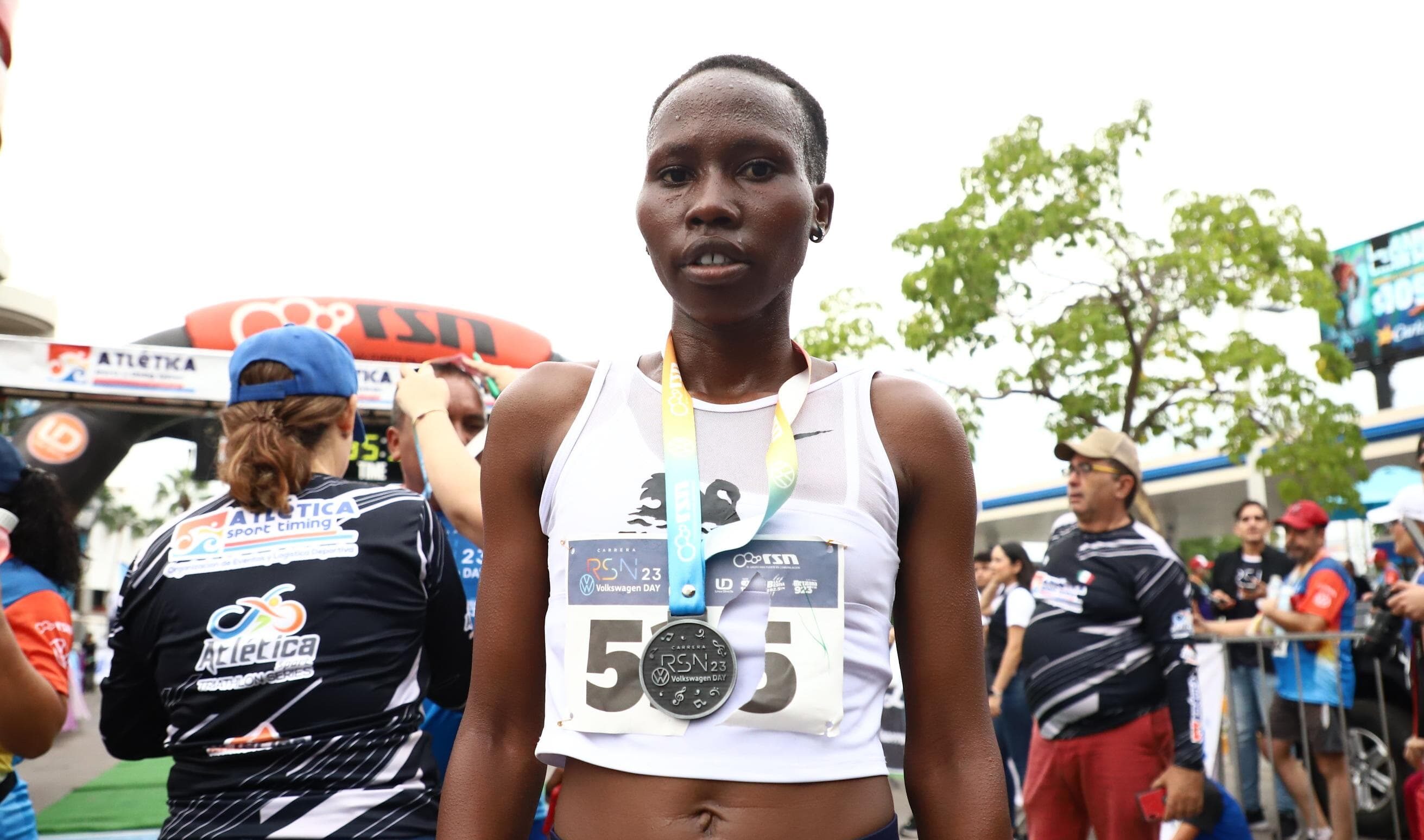 Rose Kangogo Jepkorir, una de las ganadoras de la Carrera RSN-Volkswagen Day 2023