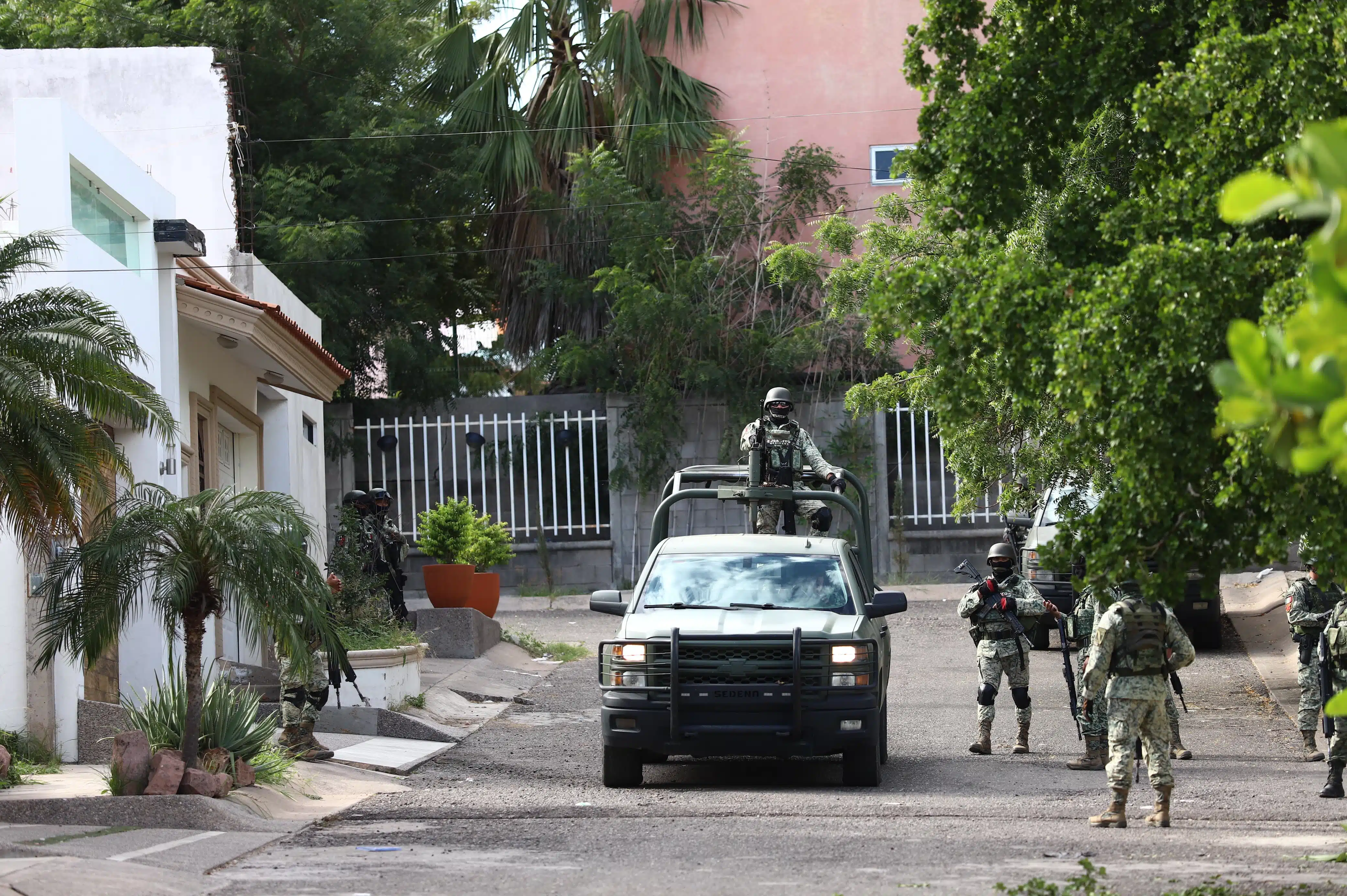 Despliegue militar y de seguridad en Culiacán