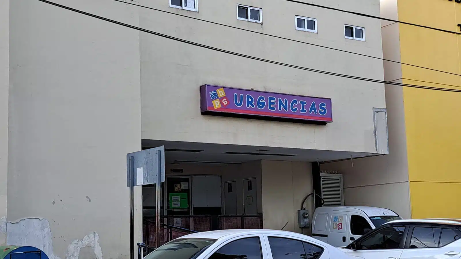 Área de urgencias del Hospital Pediátrico de Sinaloa
