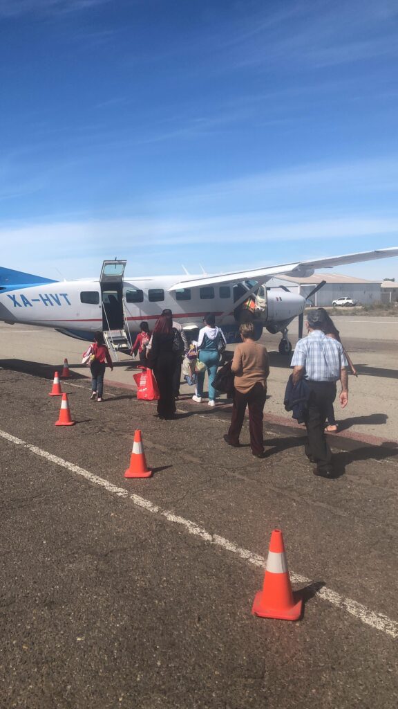 Cessna 208B Grand Caravan de Calafia Airlines en su primer vuelo de Guasave a Los Cabos