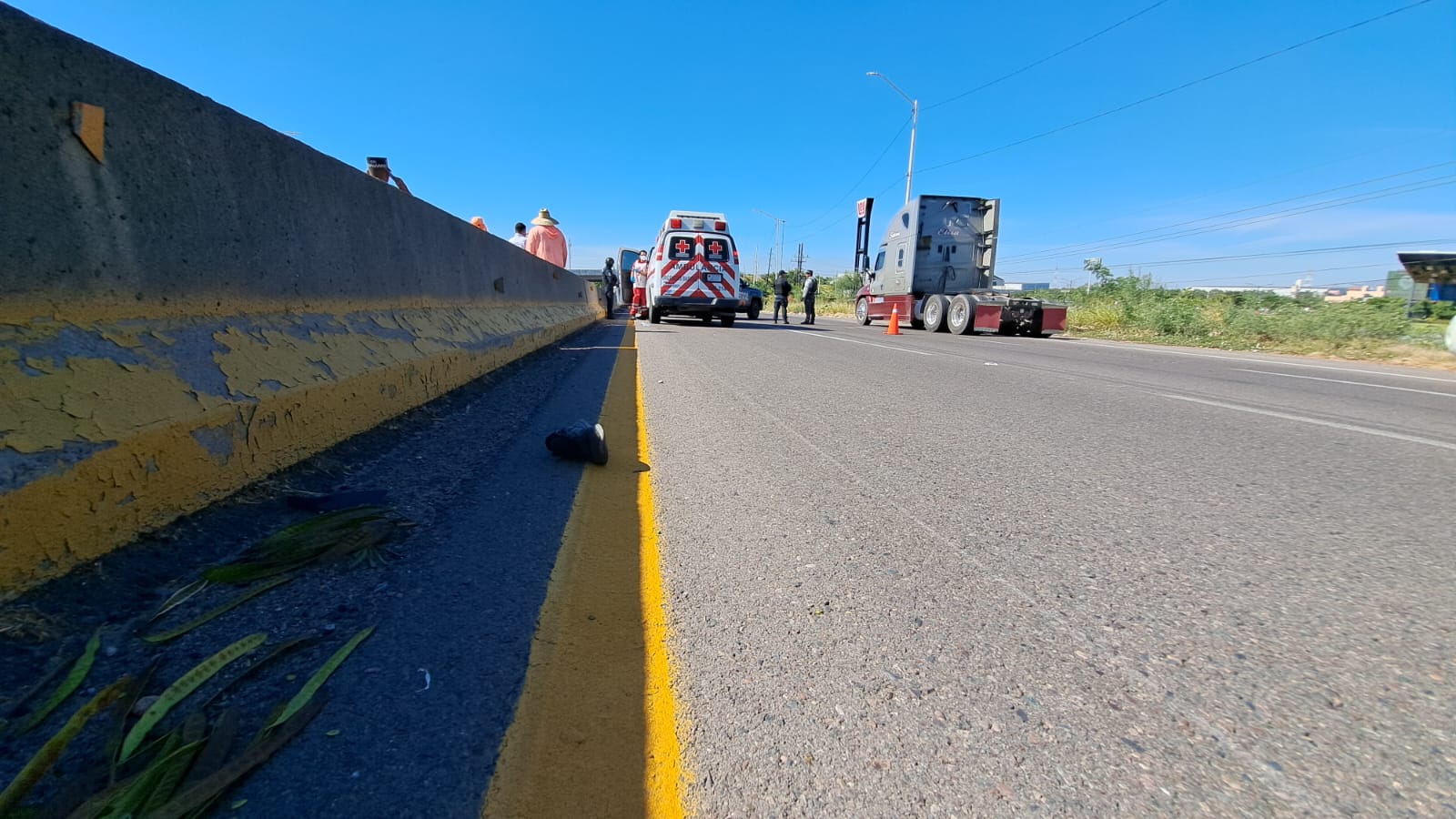 Accidente donde falleció una mujer en Culiacán