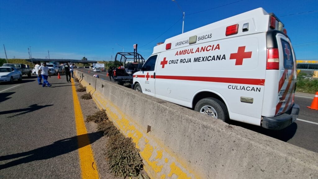 Accidente donde falleció una mujer en Culiacán
