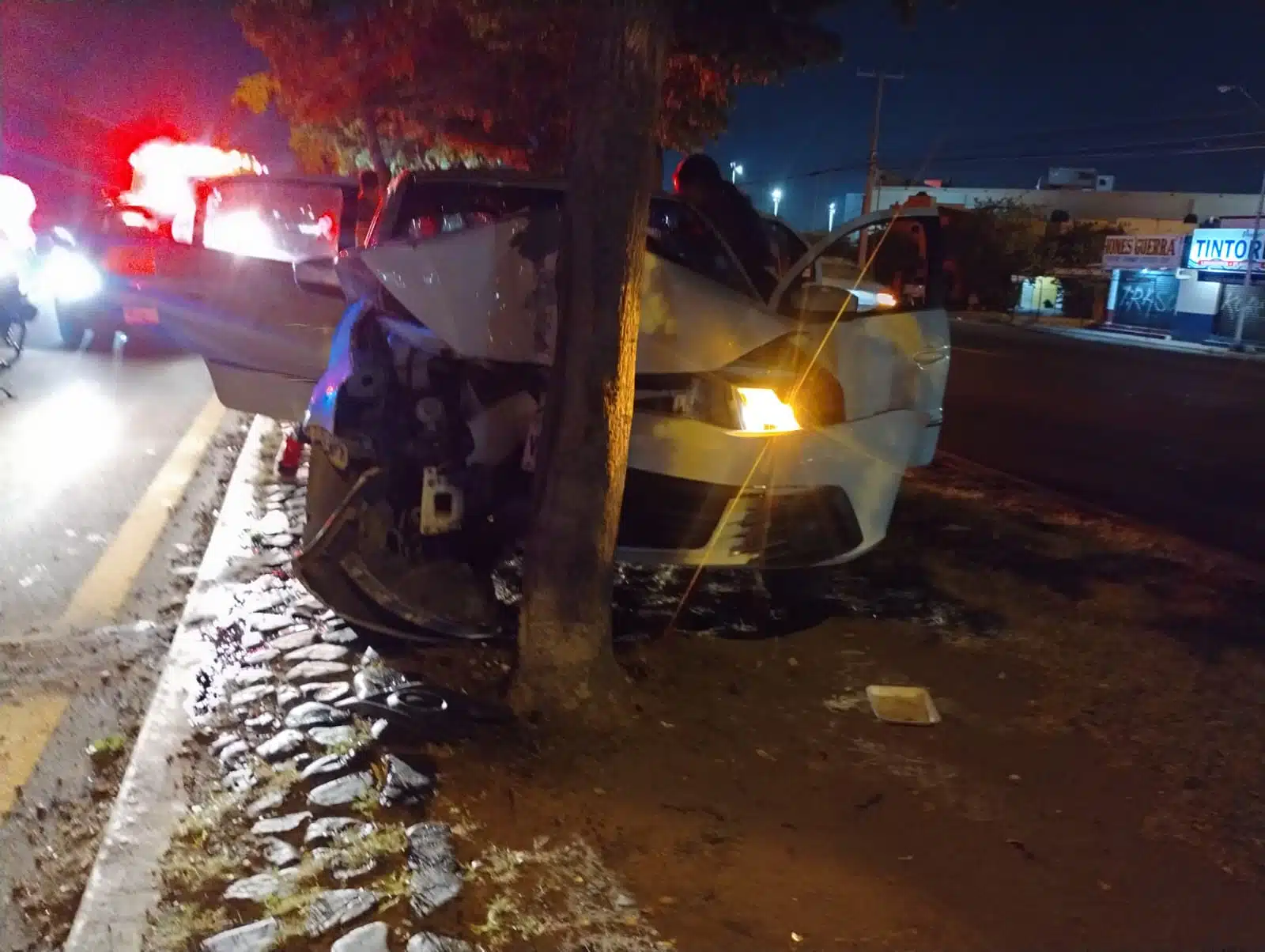 Accidente tipo choque en Mazatlán