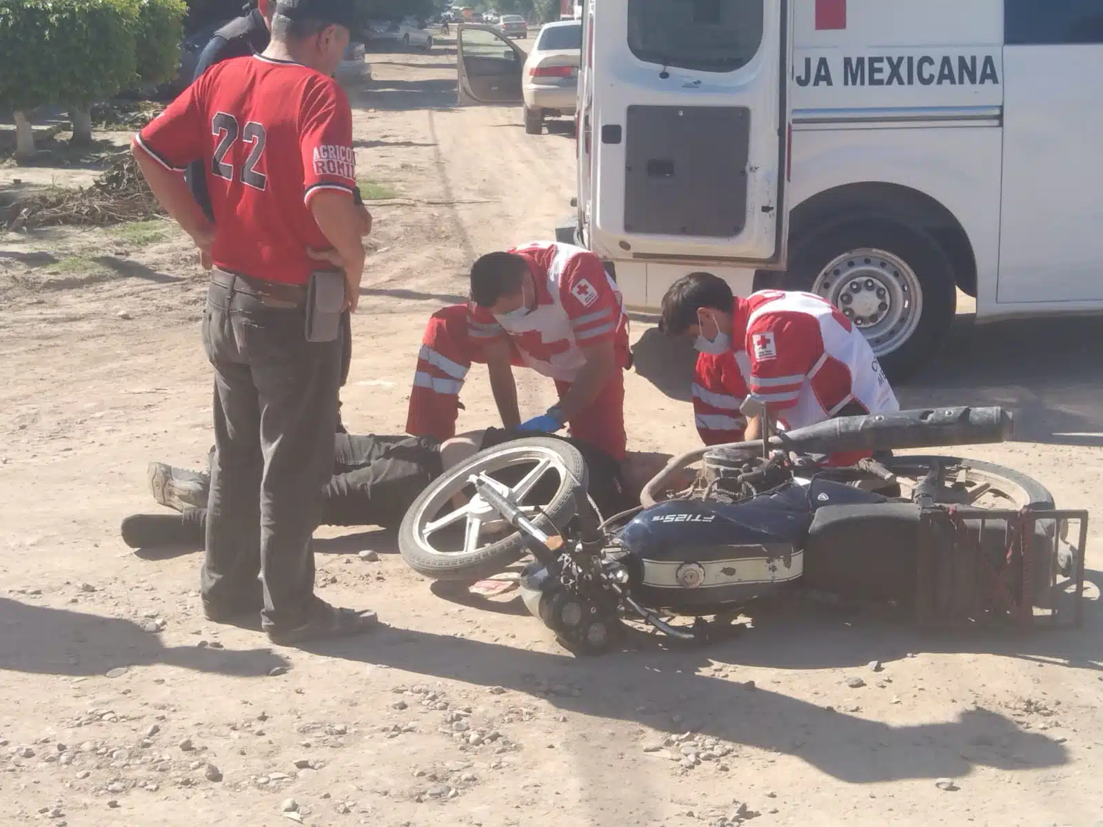 Julio César resultó con lesiones tras ser atropellado en Ruiz Cortines.