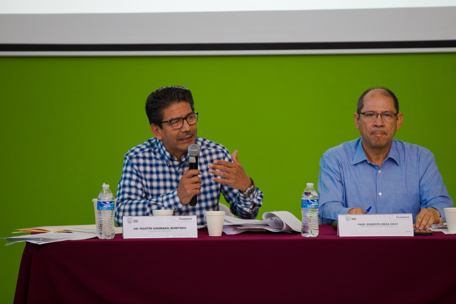 Alcalde de Guasave, Martín Ahumada Quintero.