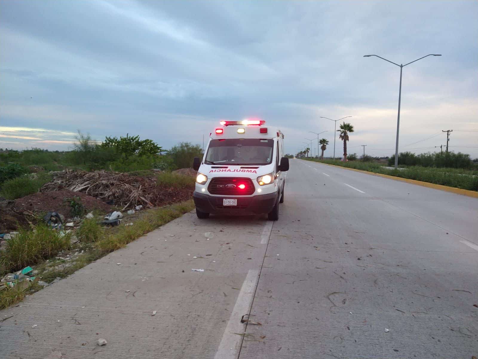 Ambulancia en Los Mochis