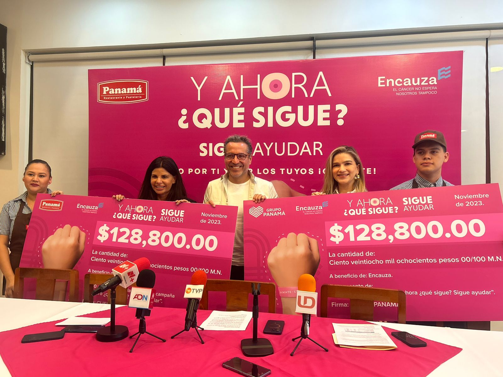 Aportación de Grupo Panamá a Encauza de Sinaloa