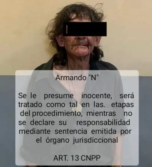 Armando es detenido en Mazatlán
