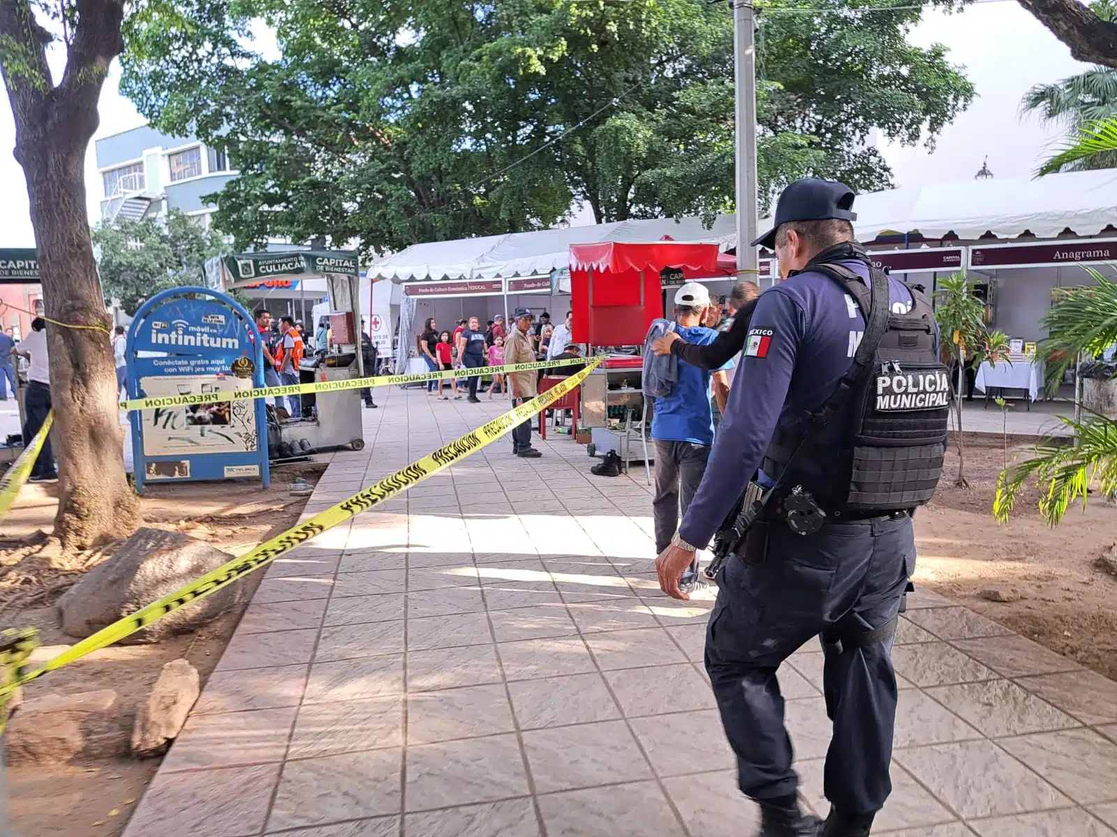 El hecho generó una fuerte movilización policiaca.