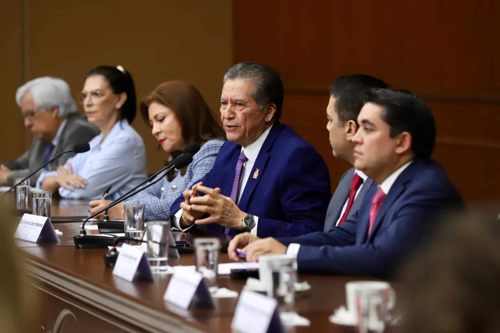 Diputado presidente de la Junta de Coordinación Política del Congreso del Estado, Feliciano Castro Meléndrez.