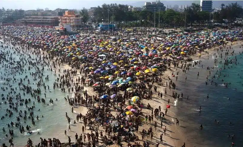 Reportan temperaturas récord en Brasil
