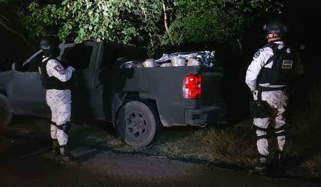 Camioneta con marihuana