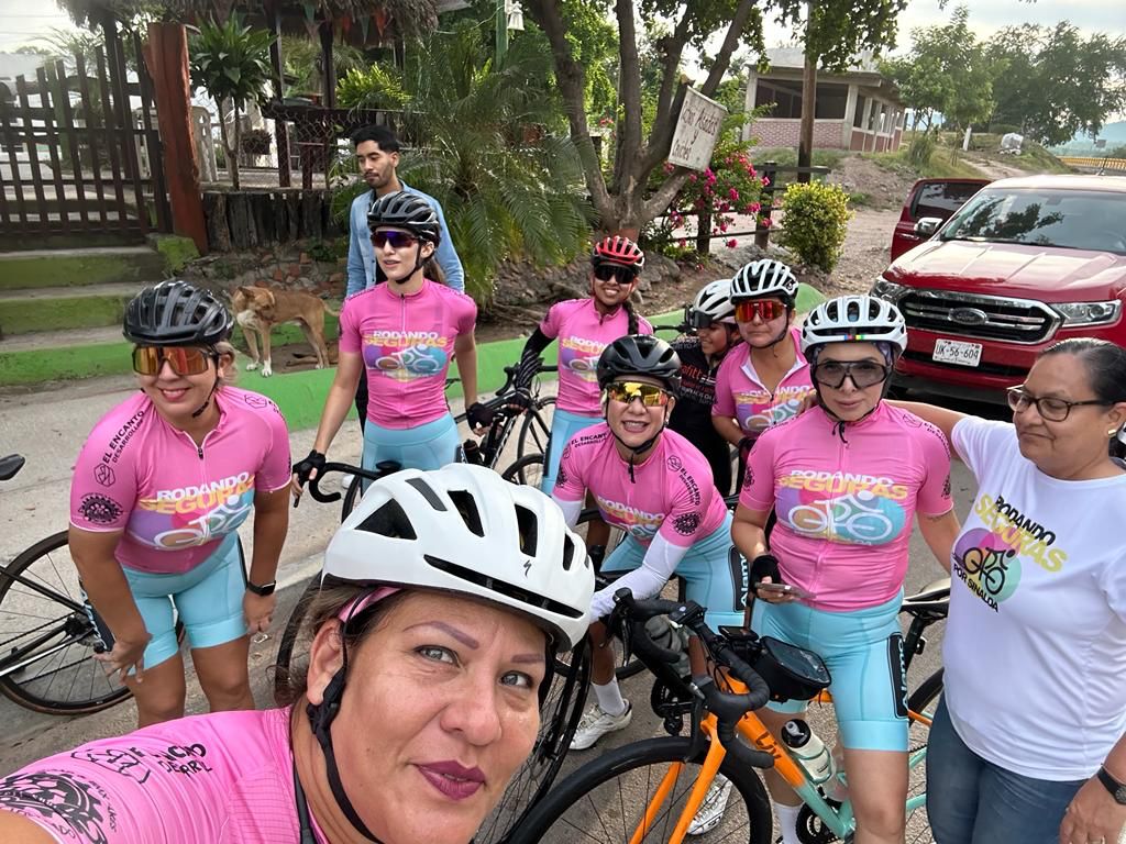 Continúa travesía de ciclistas mazatlecas en Rodando Seguras por Sinaloa