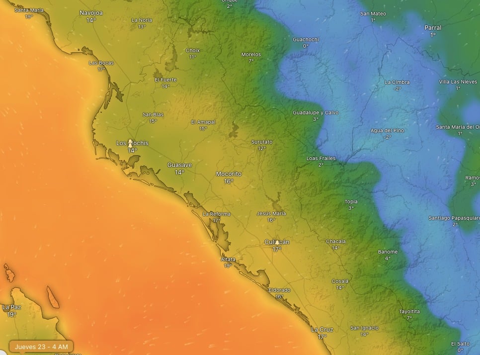 Mapa de Sinaloa