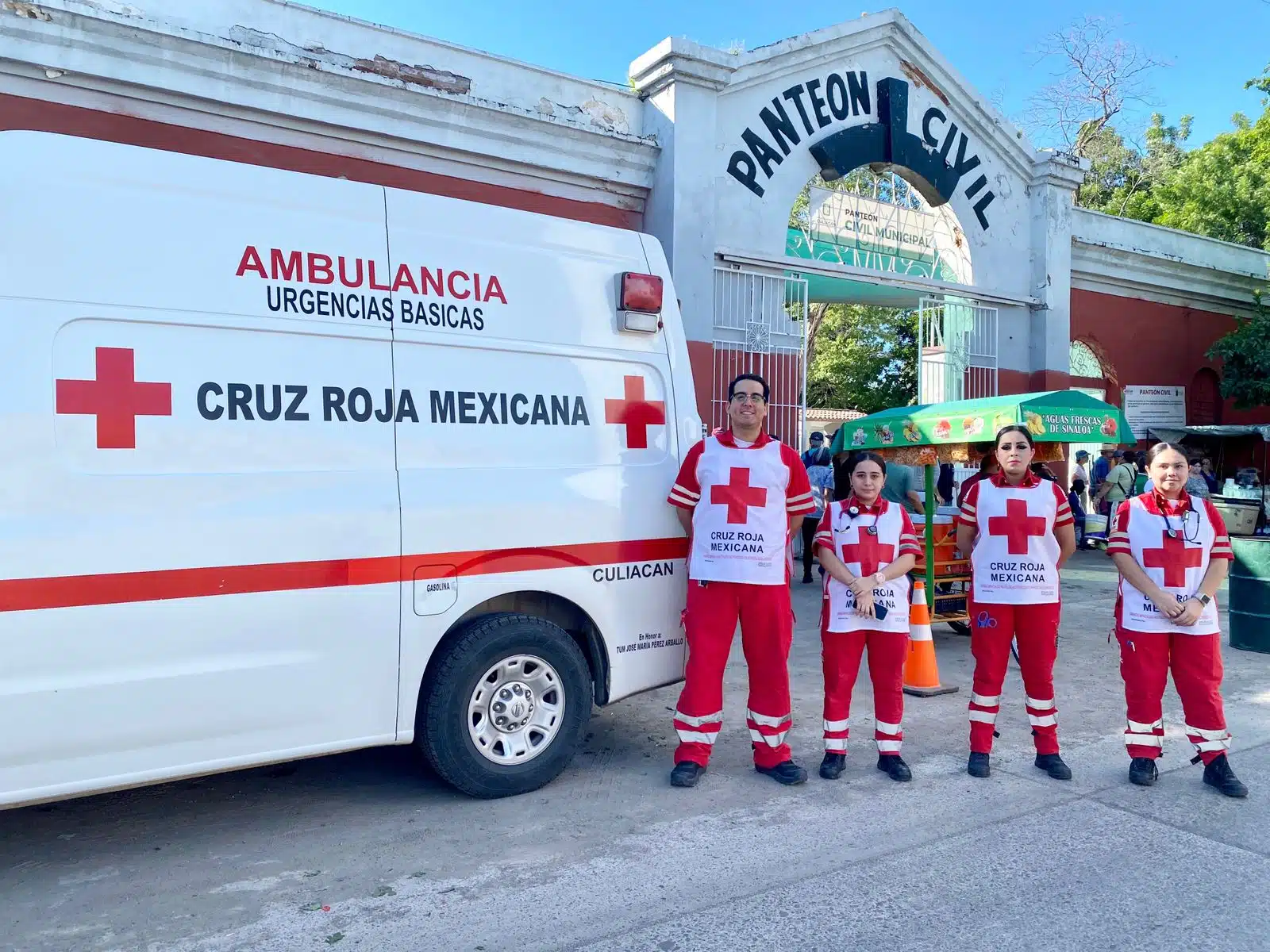 Operativo de la Cruz Roja Mexicana para el Día de Muertos