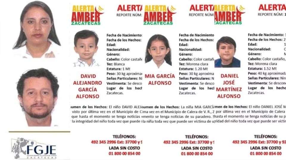 Desde hace una semana desapareció familia colombiana en Zacatecas