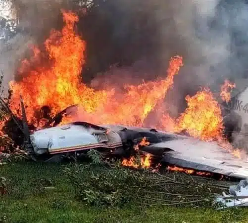 Desplome de avioneta Morelos