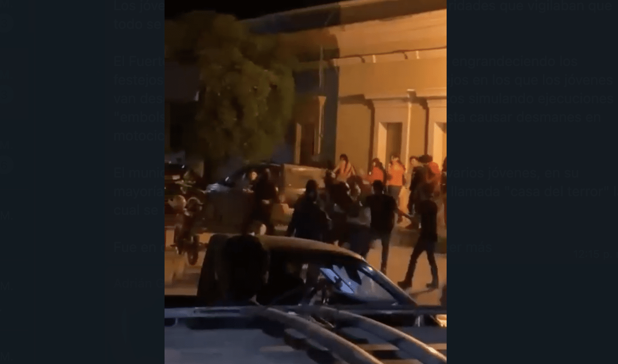 Detención en Halloween en El Fuerte