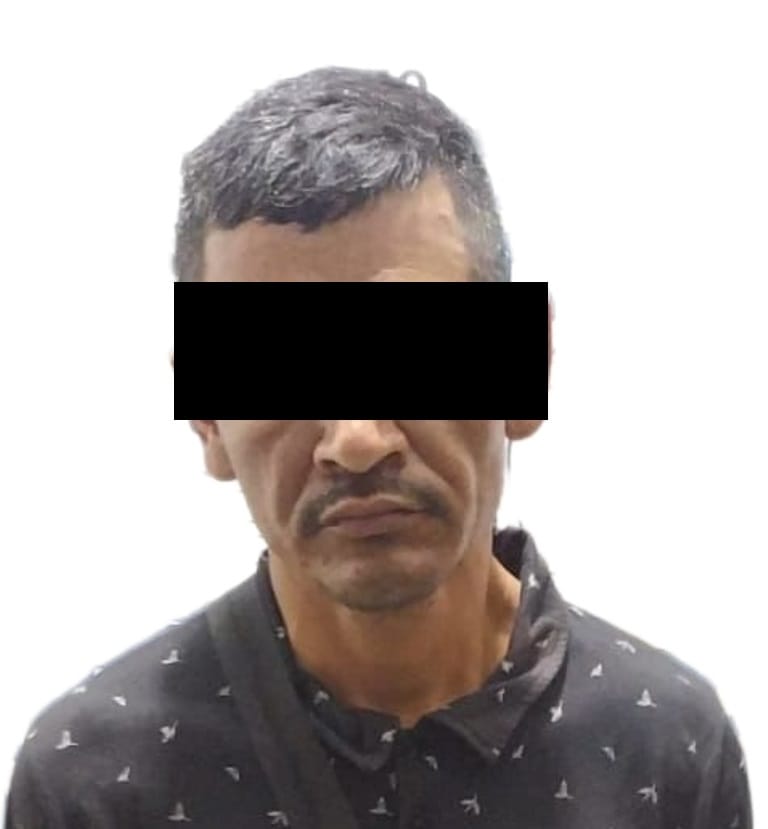Hombre con una cintila negra en los ojos detenido en Los Mochis 