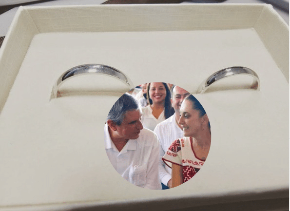 Claudia Sheinbaum y su novio José María